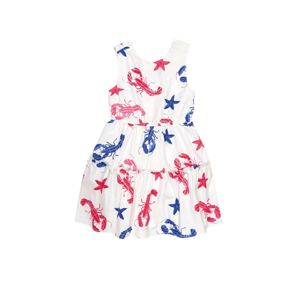 Crewcuts Girls Cross-Back Lobster Dress